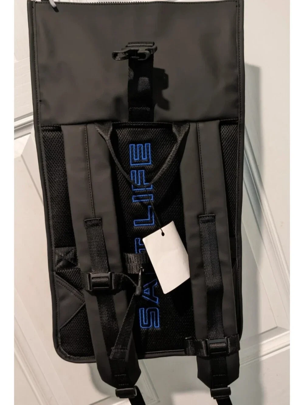Salt Life Backpack With Blue Accents Hamelin Black Sl104955 NWT